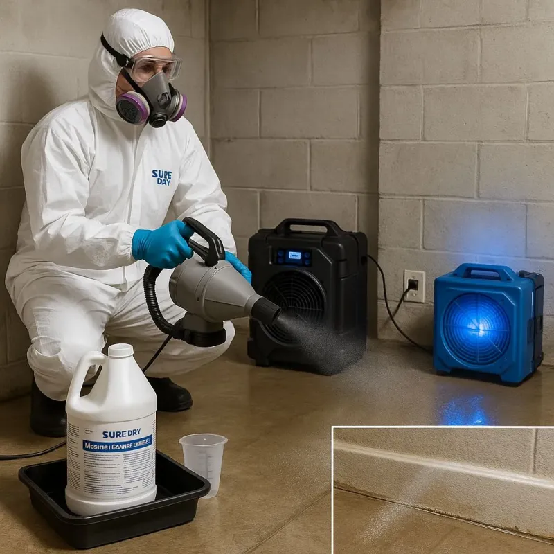 Sanitization and Odor Removal process in Pooler, GA